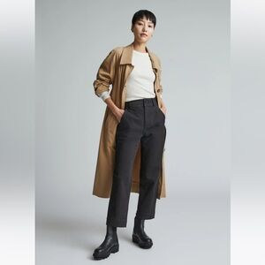 Everlane The Organic Straight-Leg Pant Black